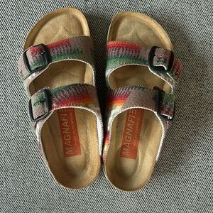 Magnafied Thora two-buckle Sandals